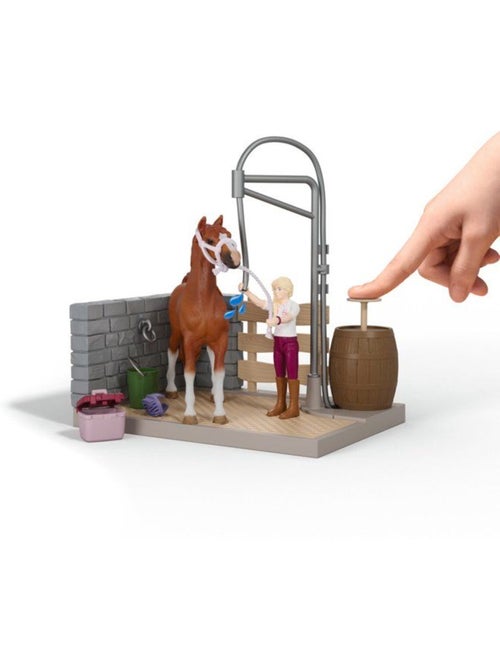 Coffret figurines équestre aire de lavage de sofia 26 pcs - schleich - Kiabi