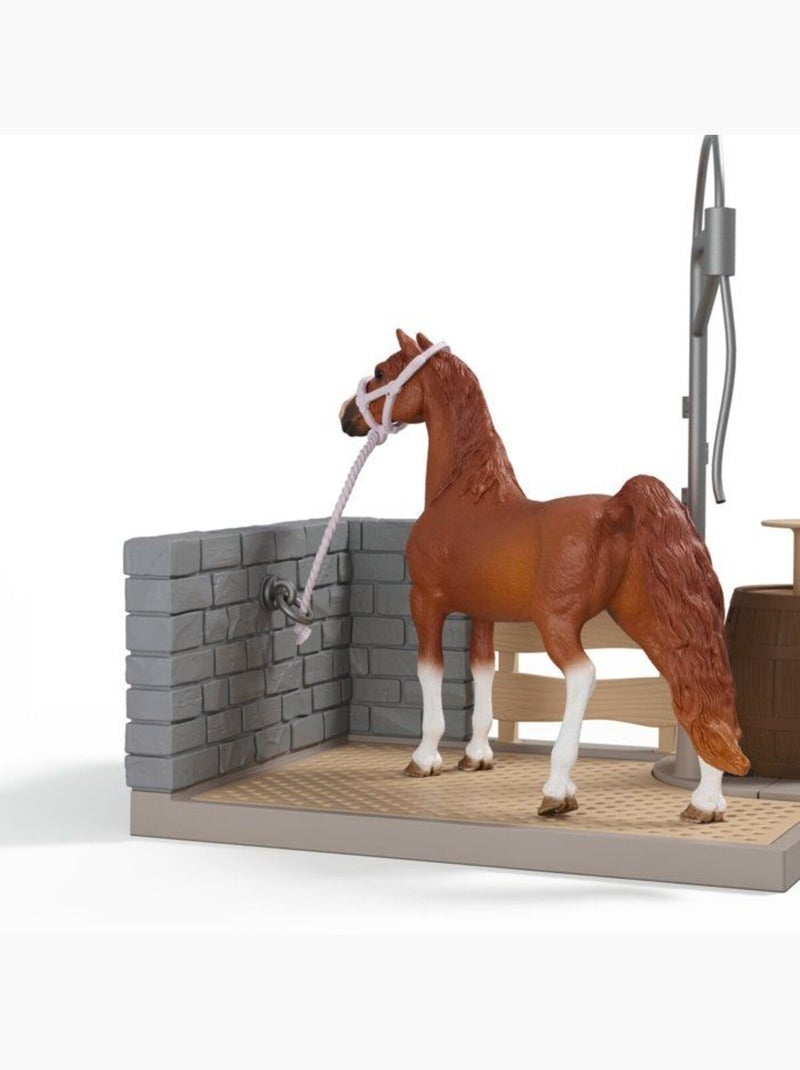 Coffret figurines équestre aire de lavage de sofia 26 pcs - schleich Marron - Kiabi