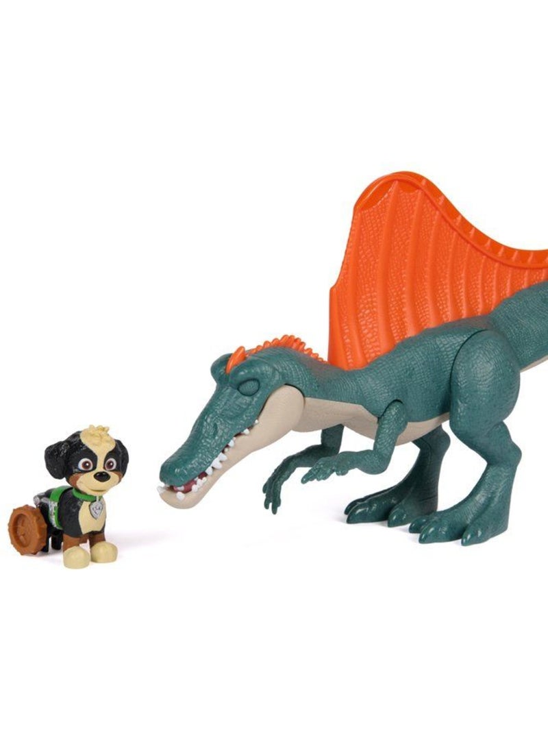 Coffret figurines interactives Dino + Rex Rise & Roll - PAW PATROL Multicolore - Kiabi