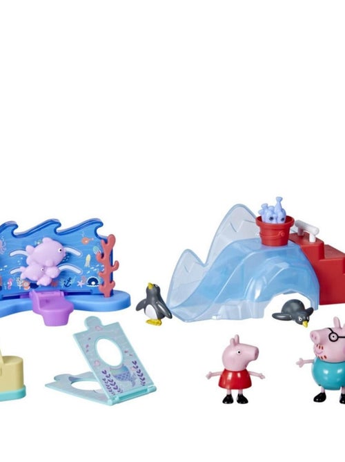 Coffret Figurines Peppa Pig : Peppa à l'aquarium - Kiabi