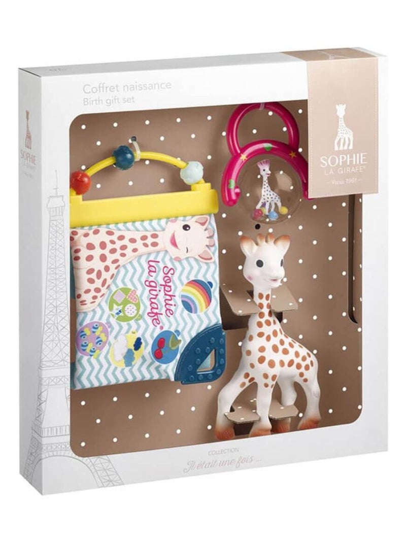 Coffret hochet + livre d'éveil Sophie la girafe Il était une fois N/A - Kiabi