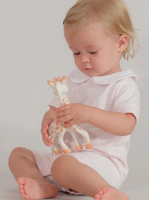 Coffret hochet + livre d'éveil Sophie la girafe Il était une fois - Kiabi