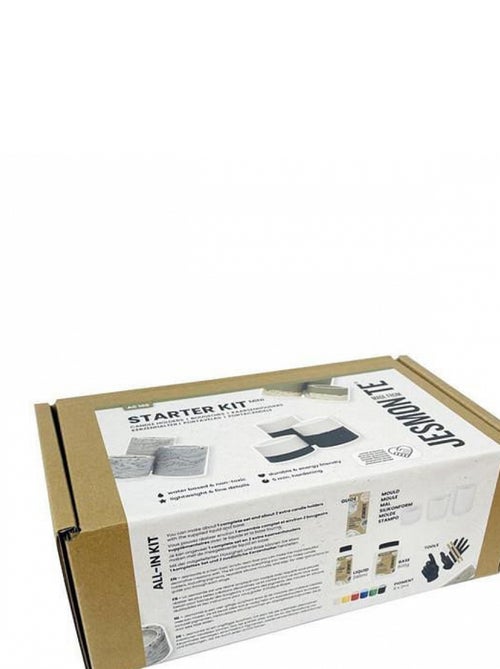 Coffret Jesmonite - Starter Kit bougeoirs - Kiabi