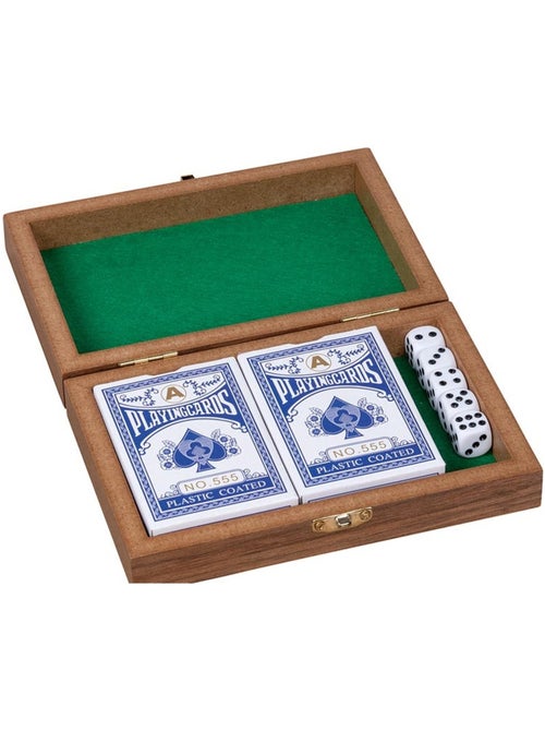 Coffret jeux de cartes et de dés - Kiabi
