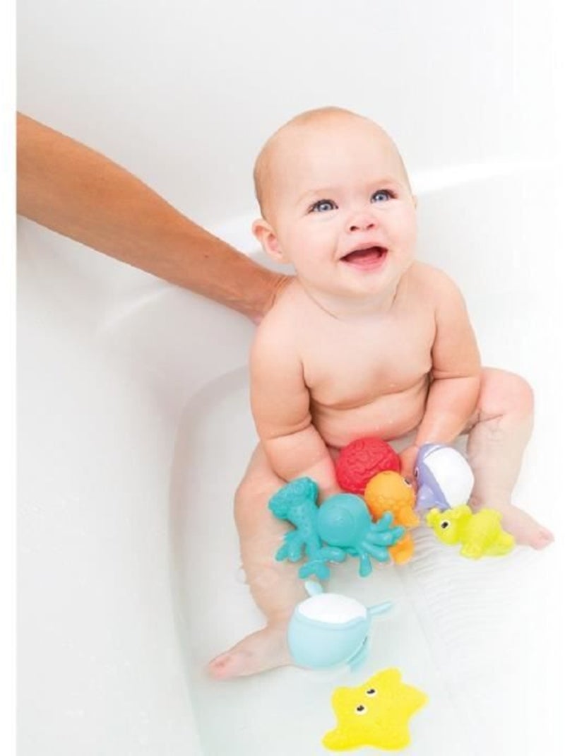 Coffret jouets de bain Aquarium (8 pièces) Bleu - Kiabi