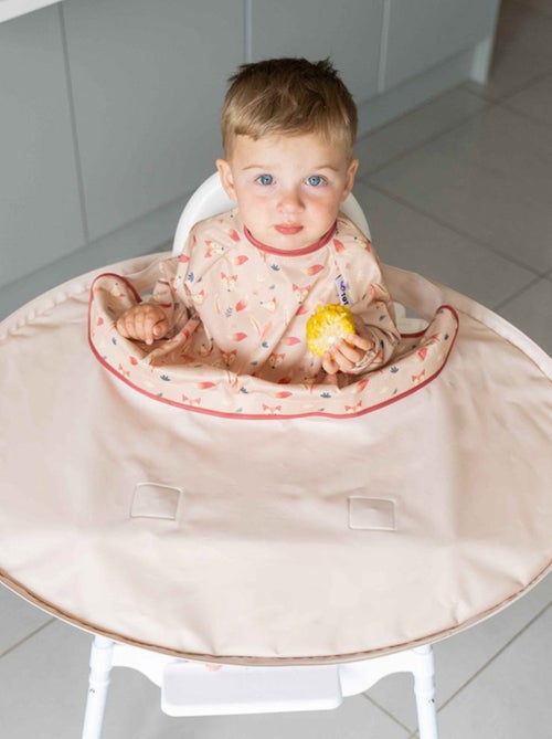 Coffret La DME en toute simplicité- Tidy Tot - Renard - trois bavoirs, plateau et cuillère bebe - Kiabi