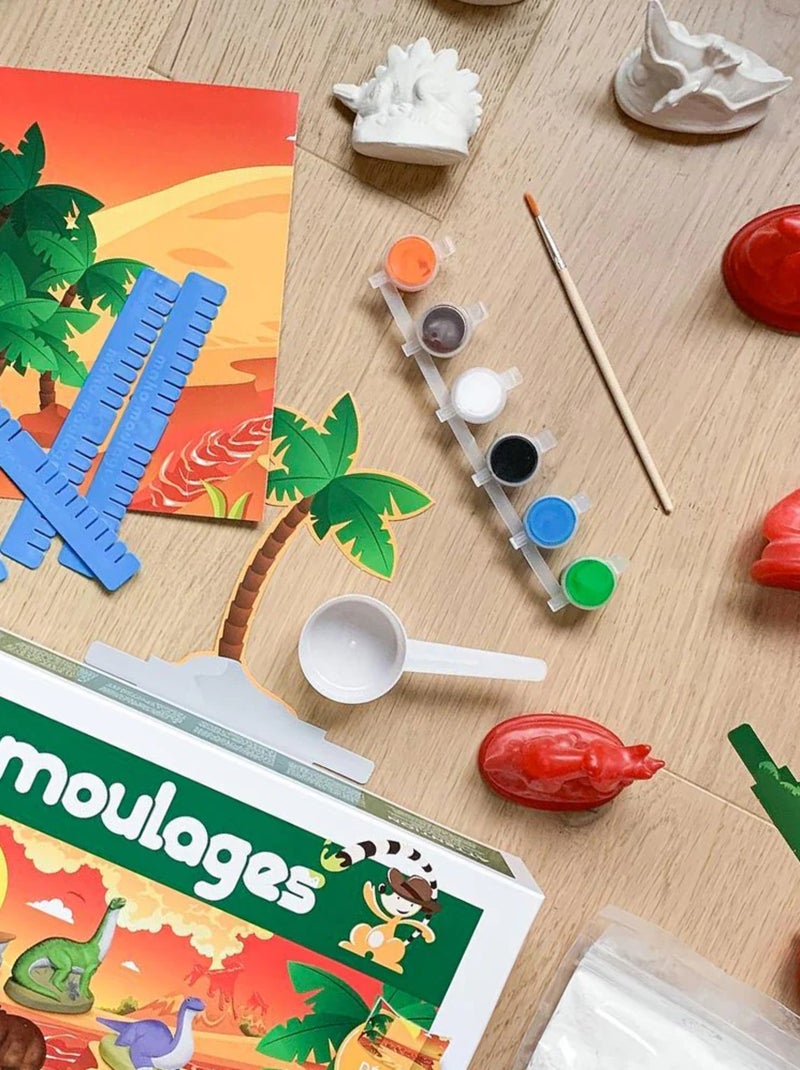 Coffret Le Monde des Dinosaures Jaune - Kiabi