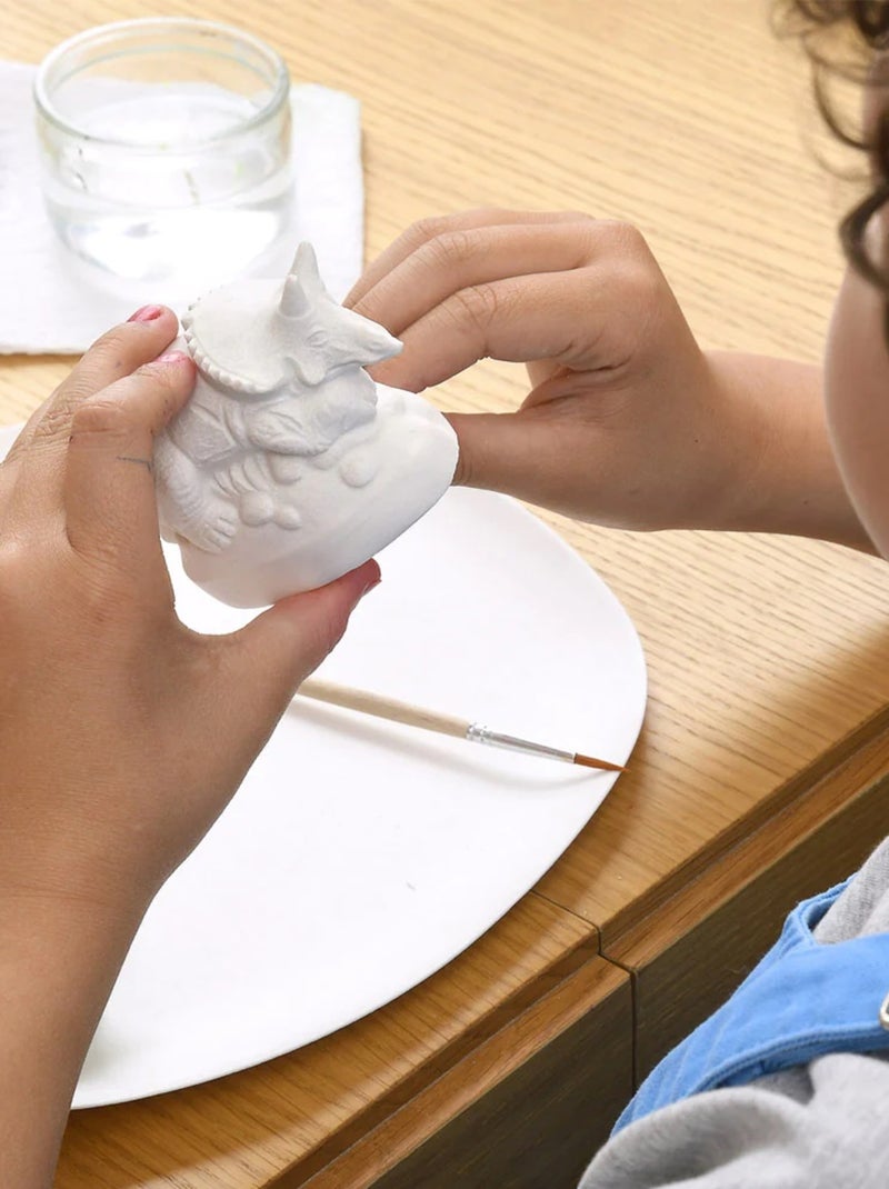 Coffret Le Monde des Dinosaures Jaune - Kiabi