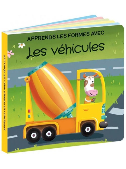 Coffret livre, puzzle 40 pièces et véhicules : Les véhicules - Kiabi