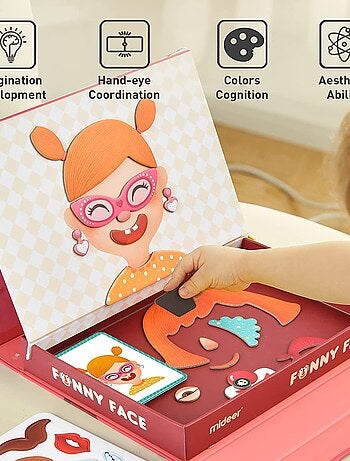 Coffret magnétique funny face 56 pcs