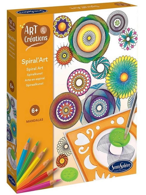 Coffret mandalas Spiral' Art - Art & Créations - Kiabi