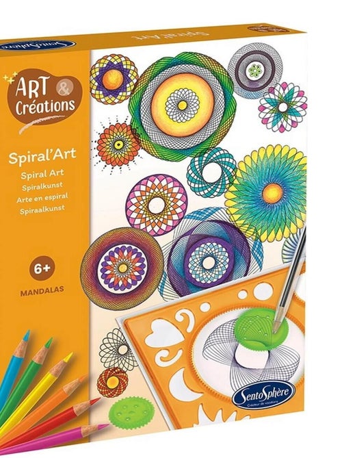 Coffret mandalas Spiral' Art - Art & Créations - Kiabi