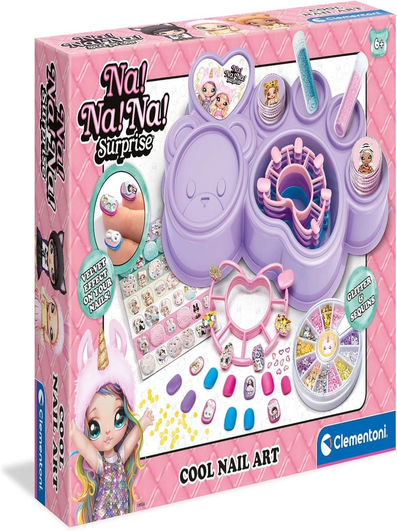 Coffret Manucure Na Na Na ! - Decorate Your Nails - Clementoni Multicolore - Kiabi