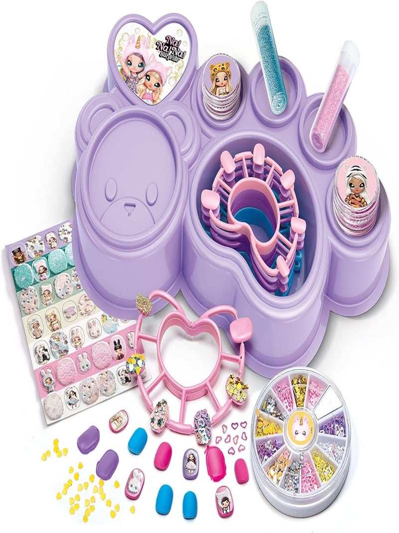 Coffret Manucure Na Na Na ! - Decorate Your Nails - Clementoni Multicolore - Kiabi