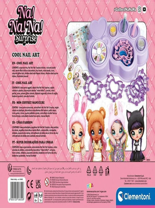 Coffret Manucure Na Na Na ! - Decorate Your Nails - Clementoni - Kiabi