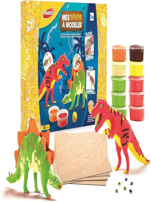 Coffret Mes Dinos à Modeler - Joustra - Kiabi