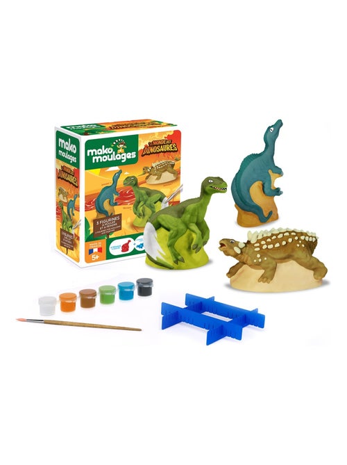 Coffret moulage 3 dinosaures - Kiabi