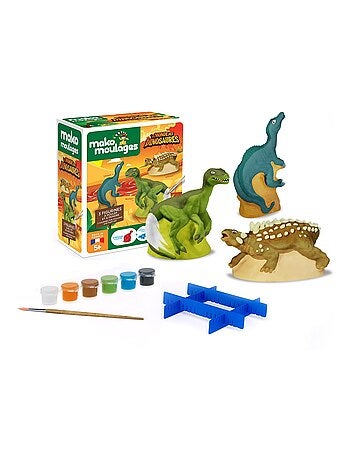 Coffret moulage 3 dinosaures