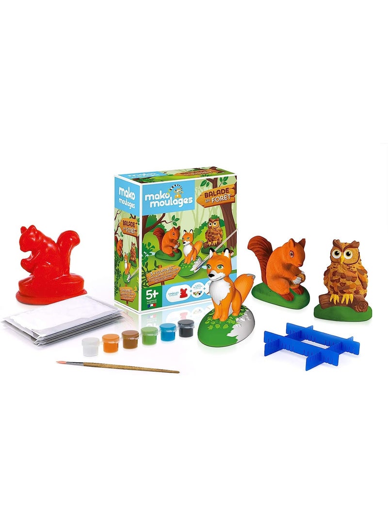 Coffret moulage Balade en forêt Bleu - Kiabi