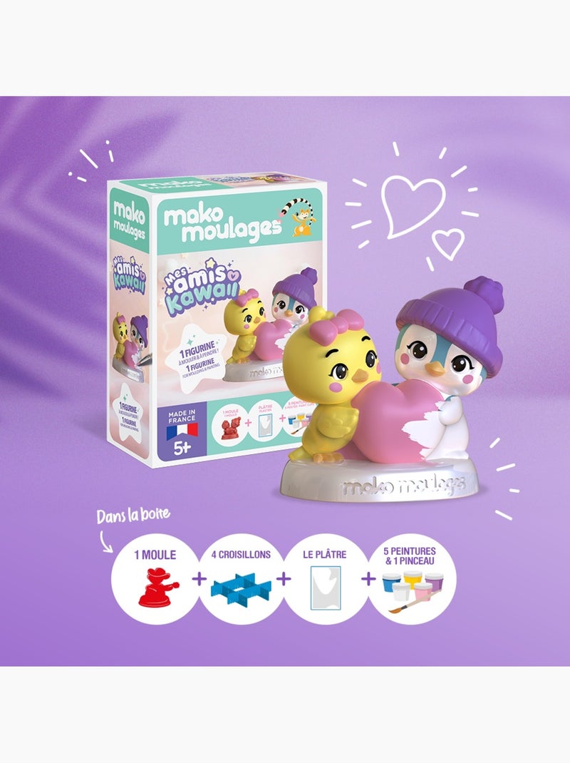 Coffret moulage copains kawaii Bleu turquoise - Kiabi