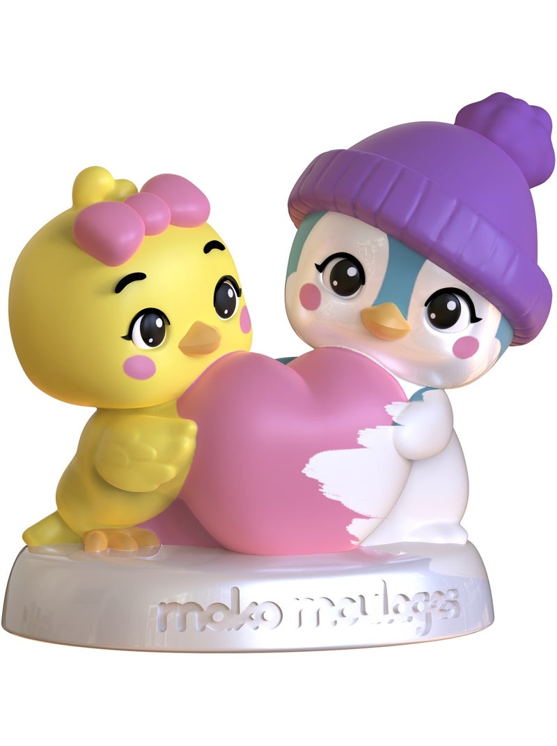 Coffret moulage copains kawaii Bleu turquoise - Kiabi