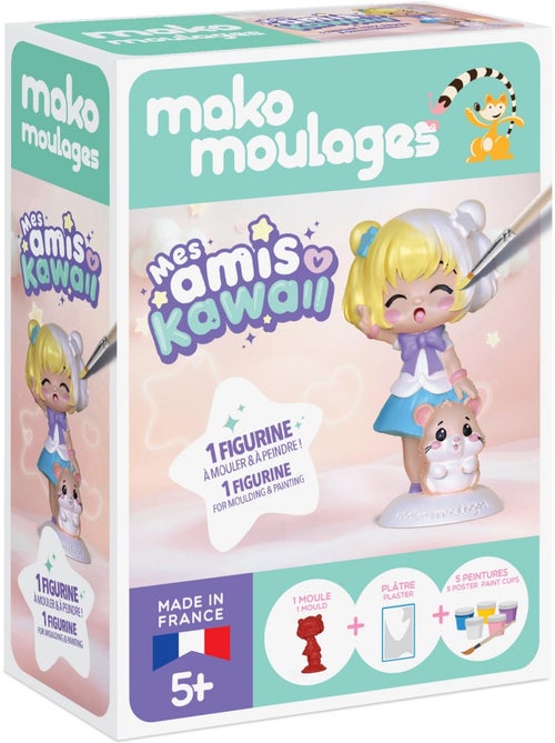 Coffret moulage Fillette et son hamster - Kiabi