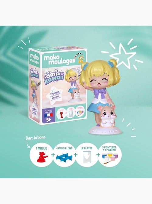 Coffret moulage Fillette et son hamster - Kiabi