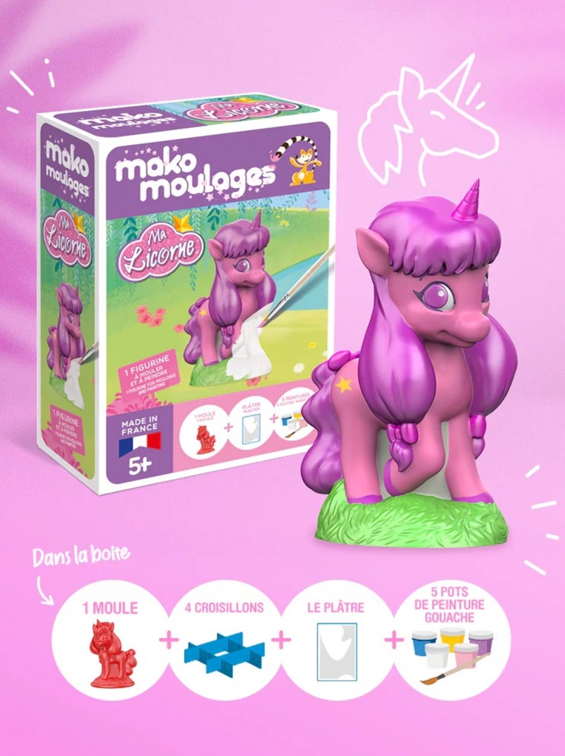 Coffret moulage Ma licorne Étoile Vert - Kiabi