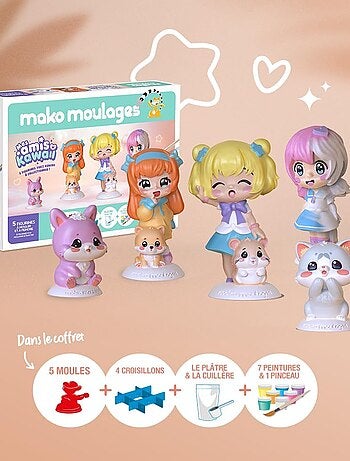 Coffret moulage mes amis kawaii