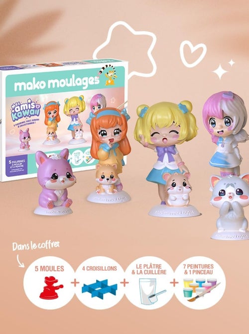 Coffret moulage Mes amis Kawaii - Kiabi