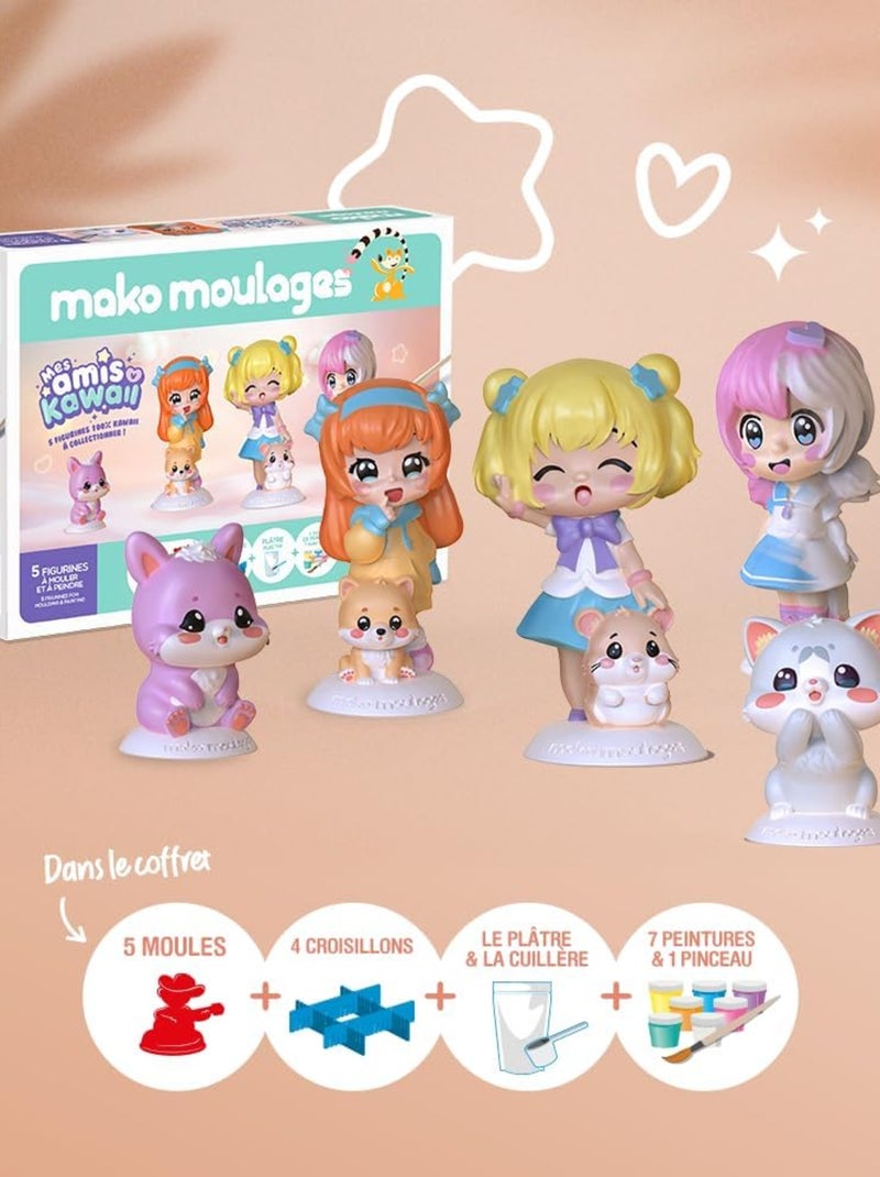 Coffret moulage Mes amis Kawaii N/A - Kiabi