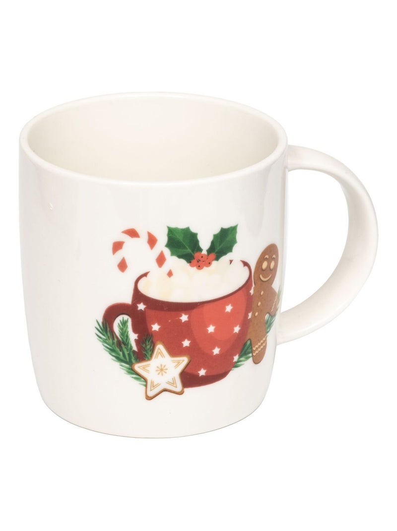 Coffret mug de Noël avec pochoirs et saupoudreuse Blanc - Kiabi