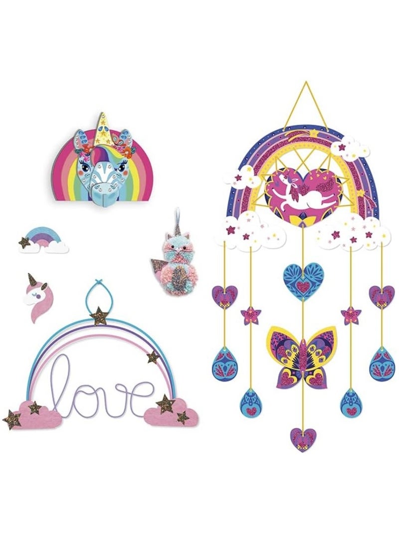 Coffret multi-activités Arc-en-ciel Rose - Kiabi