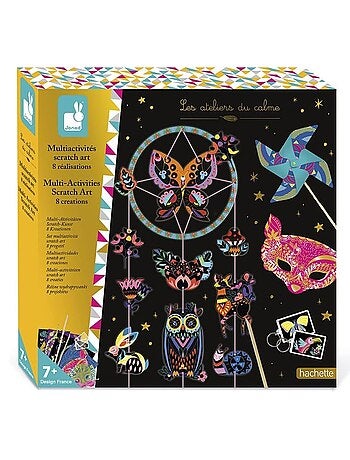 Coffret multi-activités Scratch Art