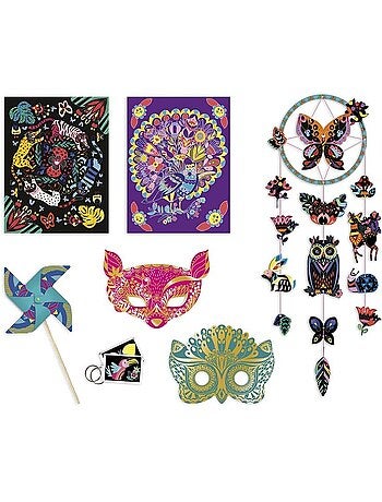Coffret multi-activités Scratch Art