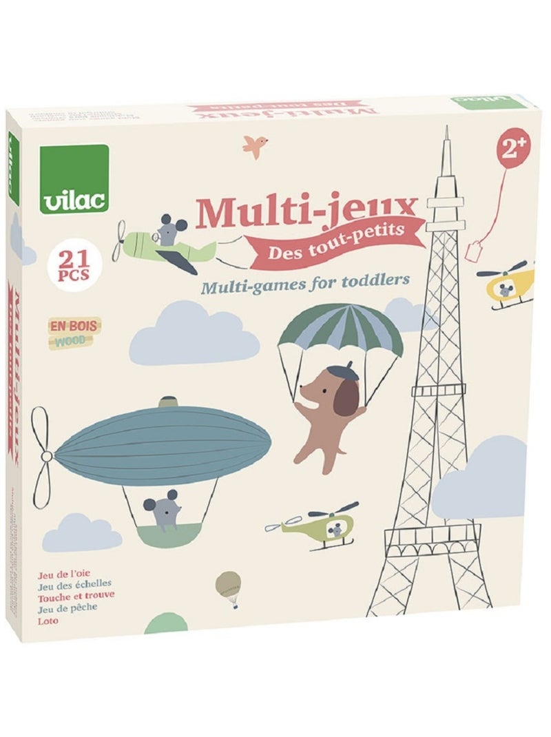 Coffret multi-jeux des tout-petits Sarah Betz Beige - Kiabi