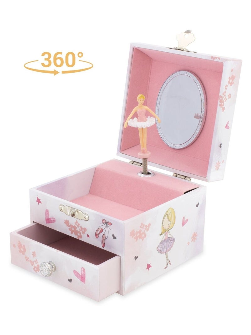 Coffret musical Chaussons de danse Rose - Kiabi