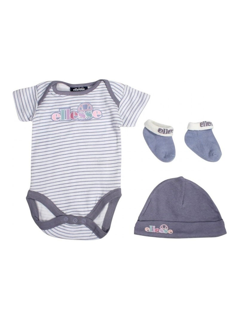 Coffret naissance 3 pièces bebe garcon Ellesse Blanc - Kiabi
