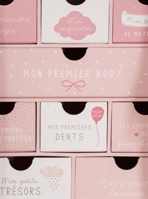Coffret naissance porte nuage rose - Kiabi