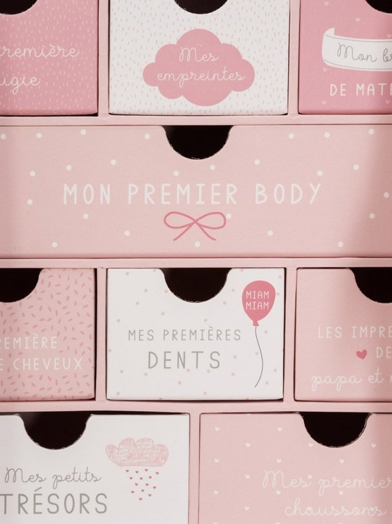 Coffret naissance porte nuage rose Rose - Kiabi