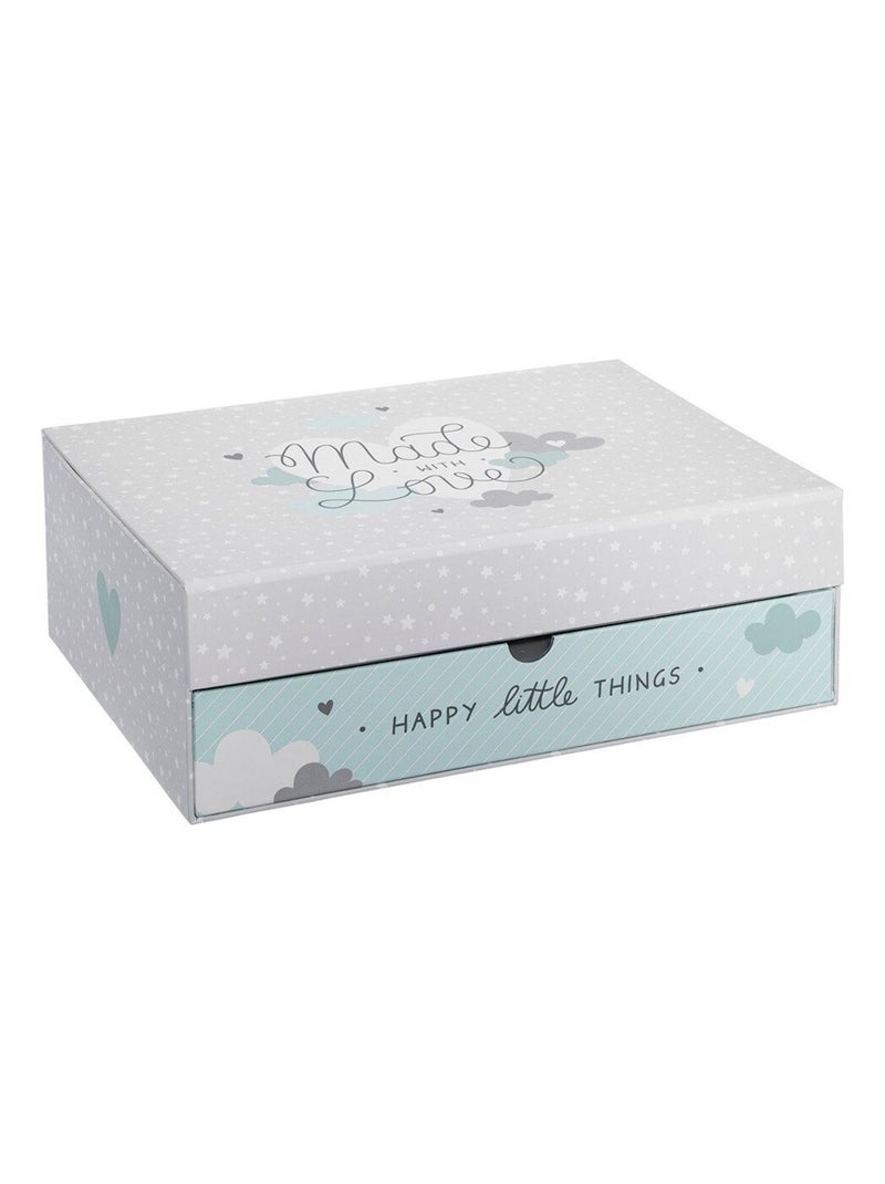 Coffret naissance Welcome bleu Bleu - Kiabi