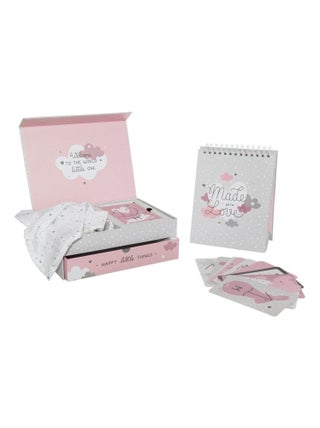 Coffret naissance Welcome rose