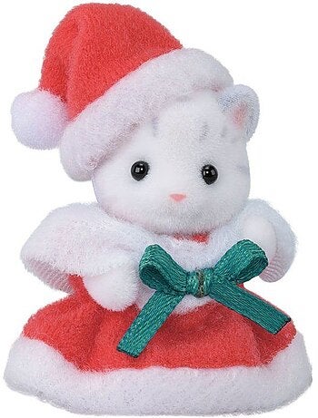 Coffret Noël maison sapin + 2 bébés + traîneau - SYLVANIAN FAMILIES