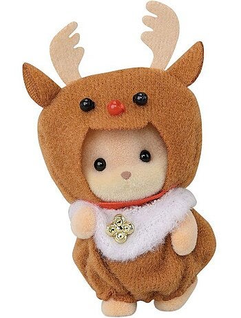 Coffret Noël maison sapin + 2 bébés + traîneau - SYLVANIAN FAMILIES