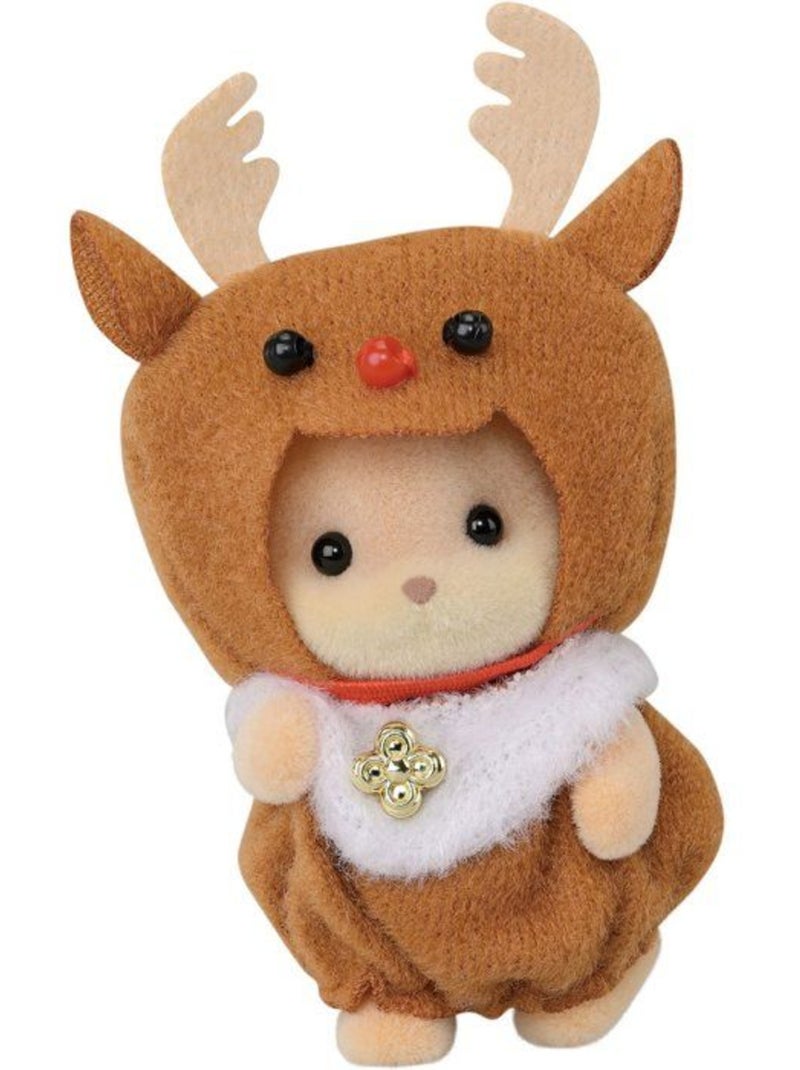 Coffret Noël maison sapin + 2 bébés + traîneau - SYLVANIAN FAMILIES Rouge - Kiabi