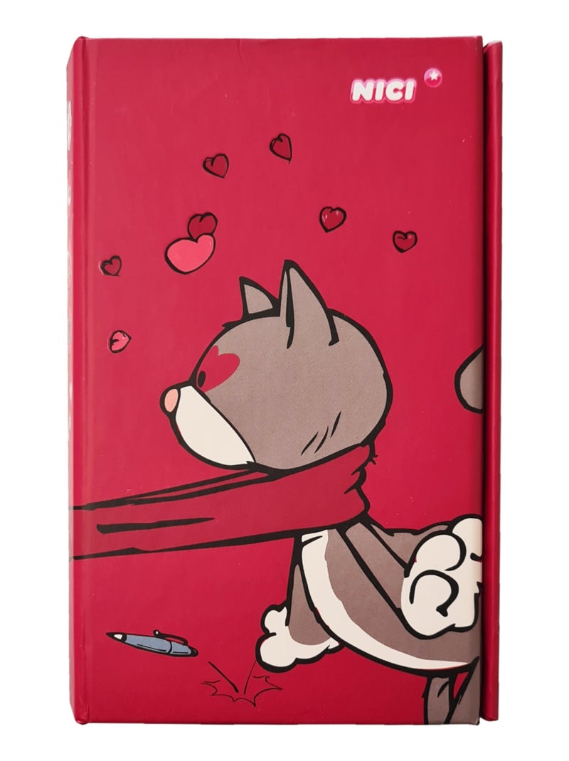 Coffret Papeterie Nici Chats Love Rouge - Kiabi