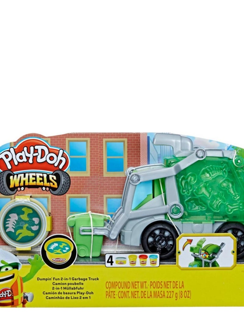 Coffret pâte à modeler Play-Doh Wheels : Camion poubelle N/A - Kiabi