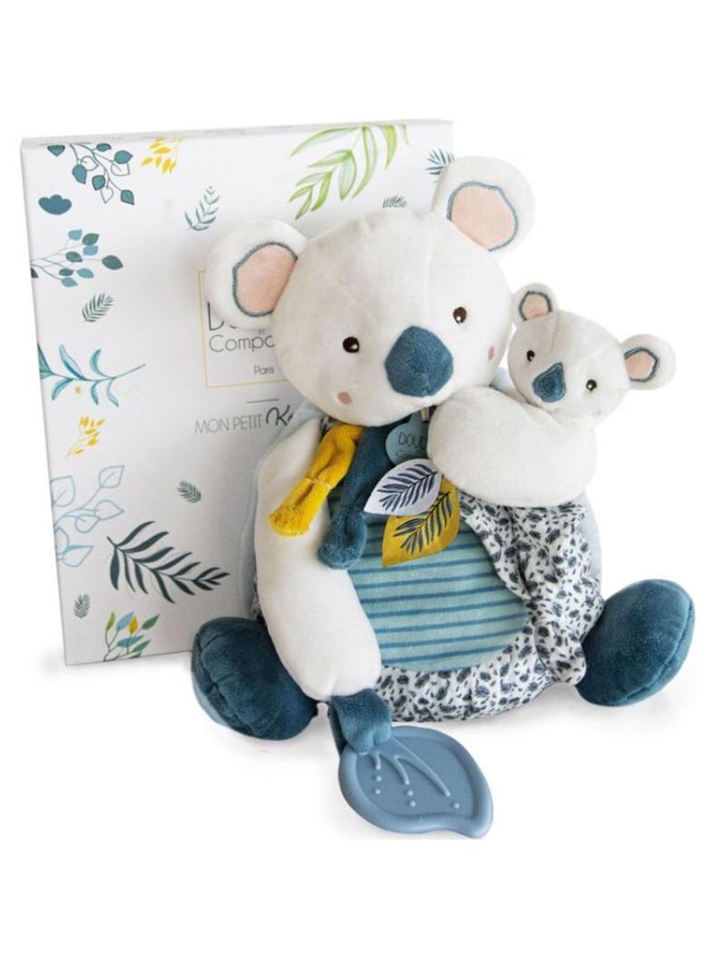 Coffret peluche d'activités Yoca le koala et son bébé (20 cm) Bleu - Kiabi