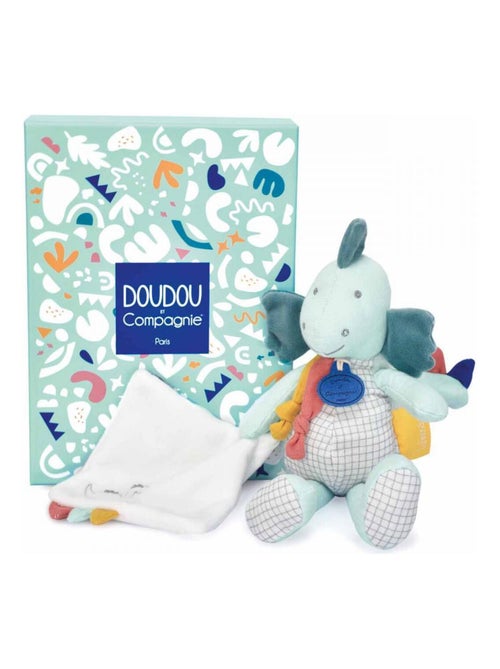 Coffret peluche dinosaure amande Filou Calinosaures (25 cm) - Kiabi