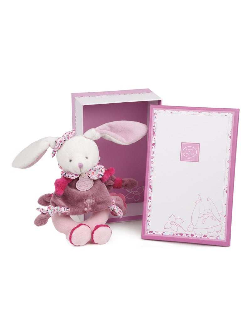 Coffret peluche hochet Cerise le lapin rose N/A - Kiabi
